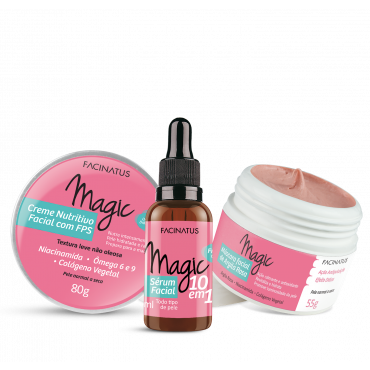 Kit Magic  (Creme Nutritivo Magic 4113/Sérum 0861/ máscara 4553 ) Cód. 6293