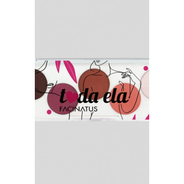 Paleta de Sombras Romântica Toda Ela 5g | Cód. 0784