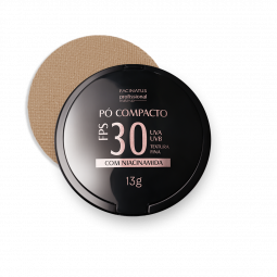 PÓ COMPACTO FACIAL FE 01 FPS 30 PROFISSIONAL MAKE-UP 10G (PELE MORENA)